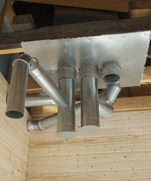 Attic vents installed